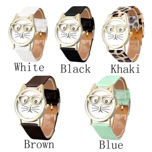 Cat Analog Quartz Dial Wrist Ladies