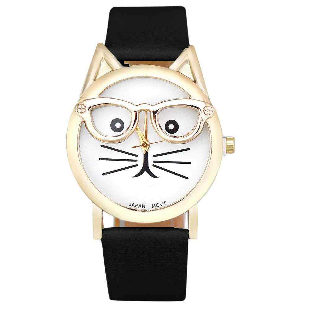 Cat Analog Quartz Dial Wrist Ladies