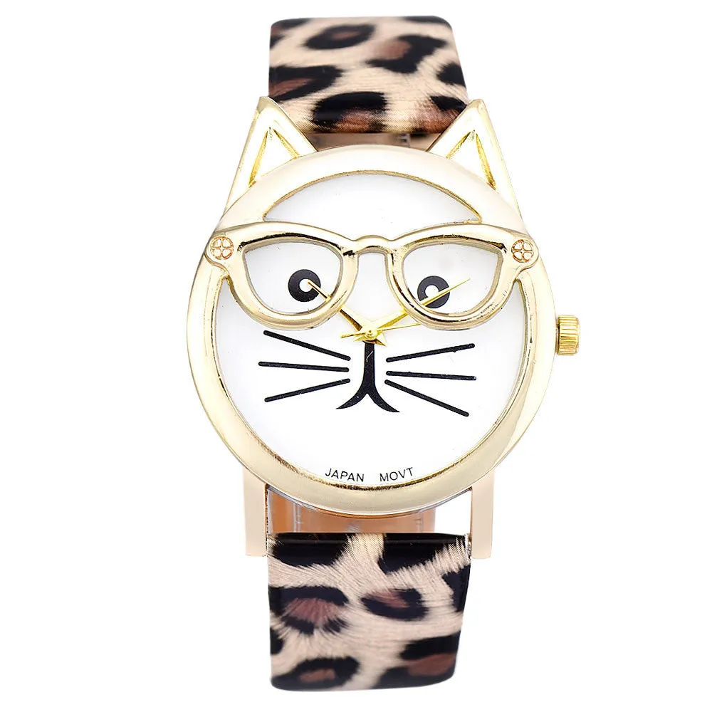 Cat Analog Quartz Dial Wrist Ladies