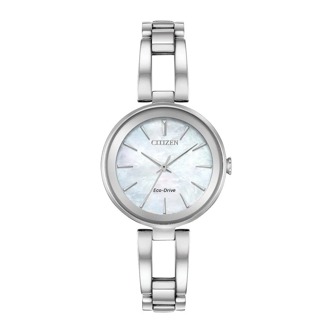 Citizen Axiom Ladies Eco Drive Stainless Steel Mother of Pearl Dial Watch