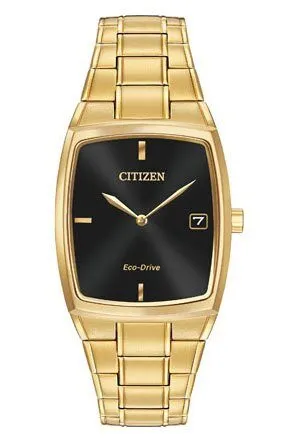 Citizen Eco-Drive Black Dial Stainless Steel Men's Watch AU1072-52E