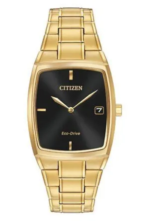 Citizen Eco-Drive Black Dial Stainless Steel Men's Watch AU1072-52E