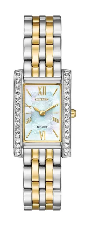 Citizen Eco Drive Silhouette Crystal Women's Watch EX1474-51D