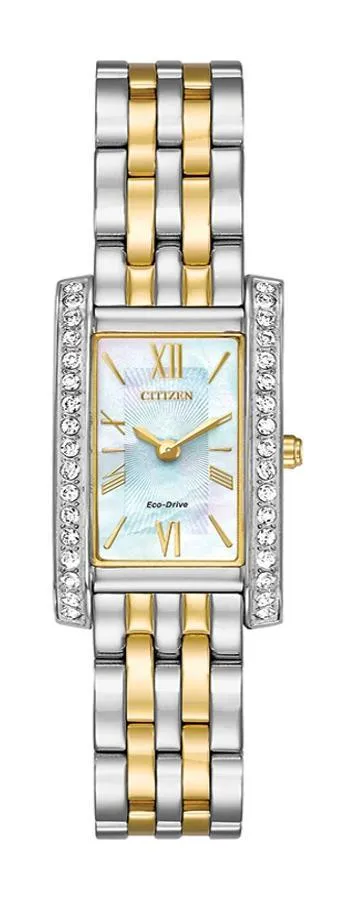 Citizen Eco Drive Silhouette Crystal Women's Watch EX1474-51D