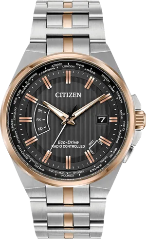 Citizen Eco Drive World Perpetual A-T Men's Watch CB0166-54H