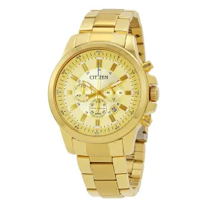 Citizen Gold Tone Dial Men's Chronograph Watch AN8083-51P