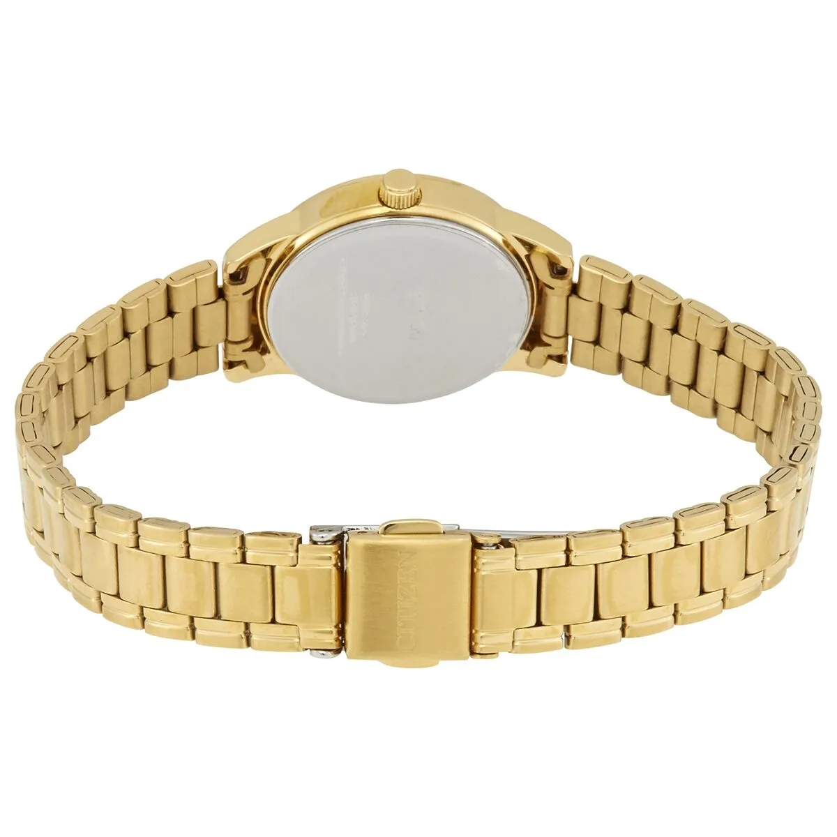Citizen Quartz Black Dial Yellow Gold-tone Ladies Watch EJ6082-51E
