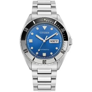 Citizen Sport Automatic Mens Stainless Steel Blue Dial Watch