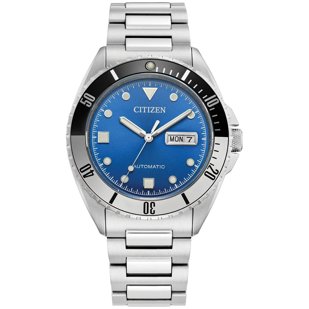Citizen Sport Automatic Mens Stainless Steel Blue Dial Watch
