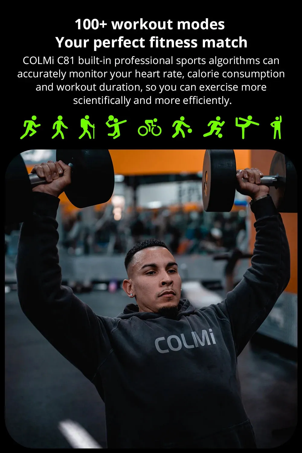 COLMI C81 2.0" AMOLED Smart Fitness Watch