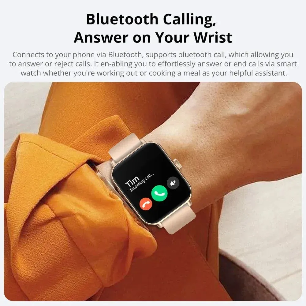 COLMI P81 Voice Calling Smart Watch Ultra 1.9 inch Screen 24H Health Monitor 100  Sports Modes, Bluetooth Smartwatch Men Women