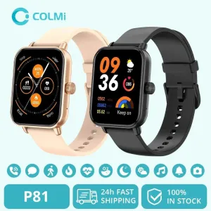 COLMI P81 Voice Calling Smart Watch Ultra 1.9 inch Screen 24H Health Monitor 100  Sports Modes, Bluetooth Smartwatch Men Women