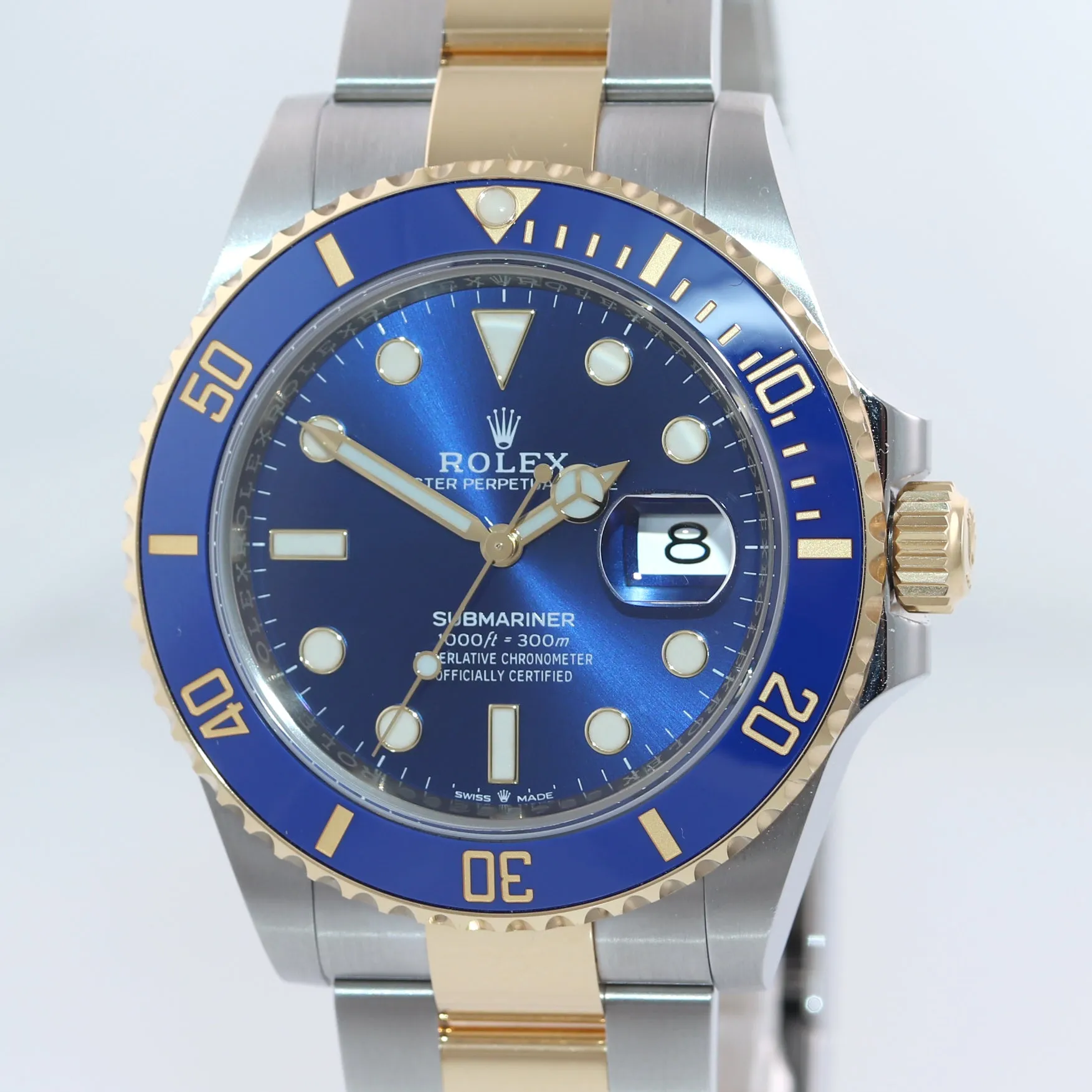 Copy of 2020 NEW Rolex Submariner 41mm Blue Ceramic 126613LB Two Tone Gold Watch