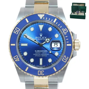 Copy of 2020 NEW Rolex Submariner 41mm Blue Ceramic 126613LB Two Tone Gold Watch