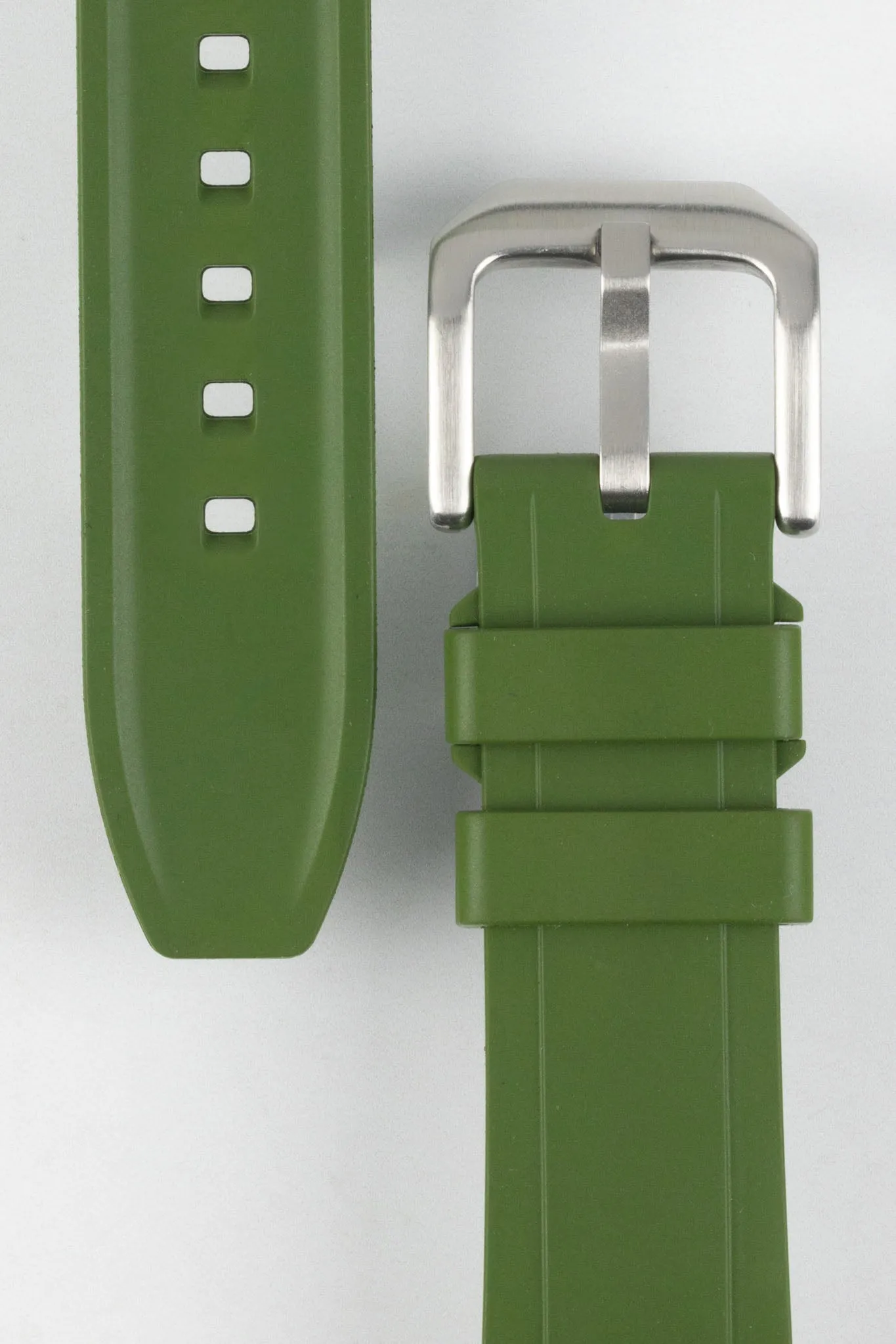 CRAFTER BLUE UX03 Green FKM Rubber Watch Strap