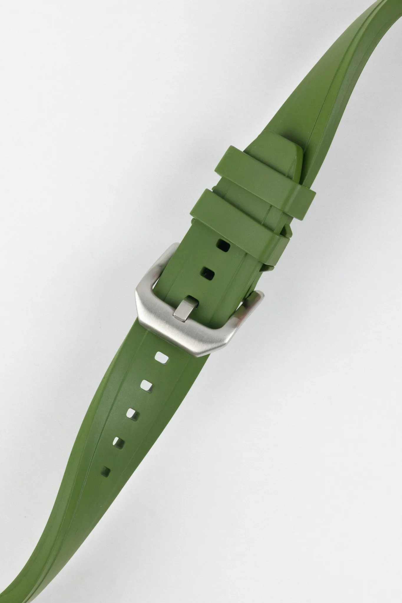 CRAFTER BLUE UX03 Green FKM Rubber Watch Strap