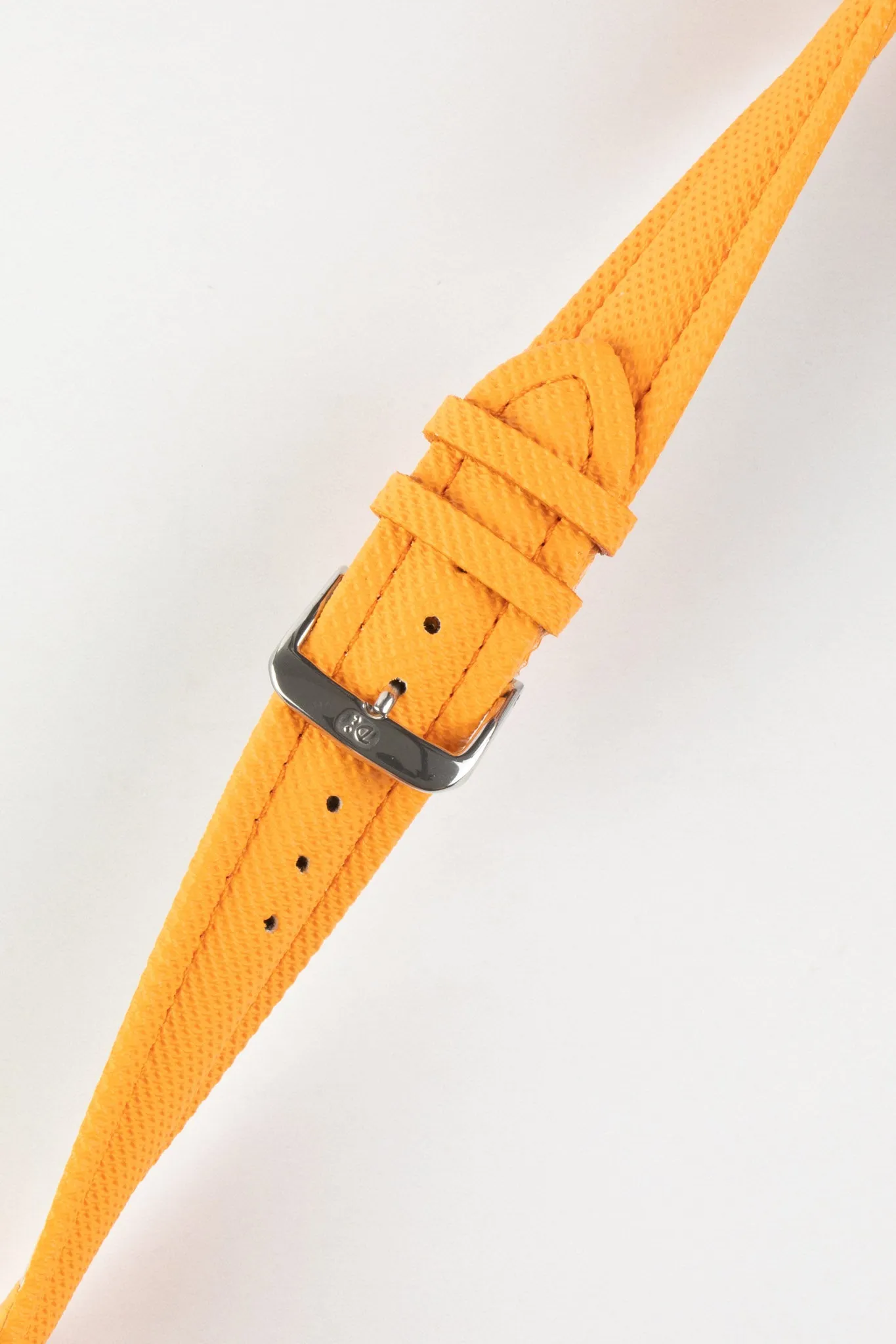 Di-Modell TRAVELLER PU Nylon Waterproof Watch Strap in ORANGE