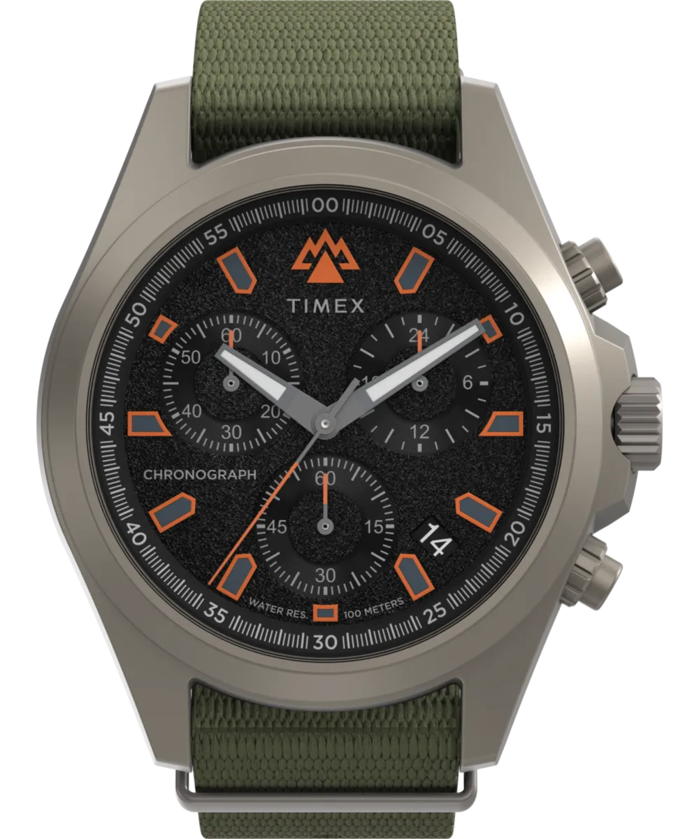 Expedition® Field Chronograph 43mm Eco-Friendly Fabric Strap Watch