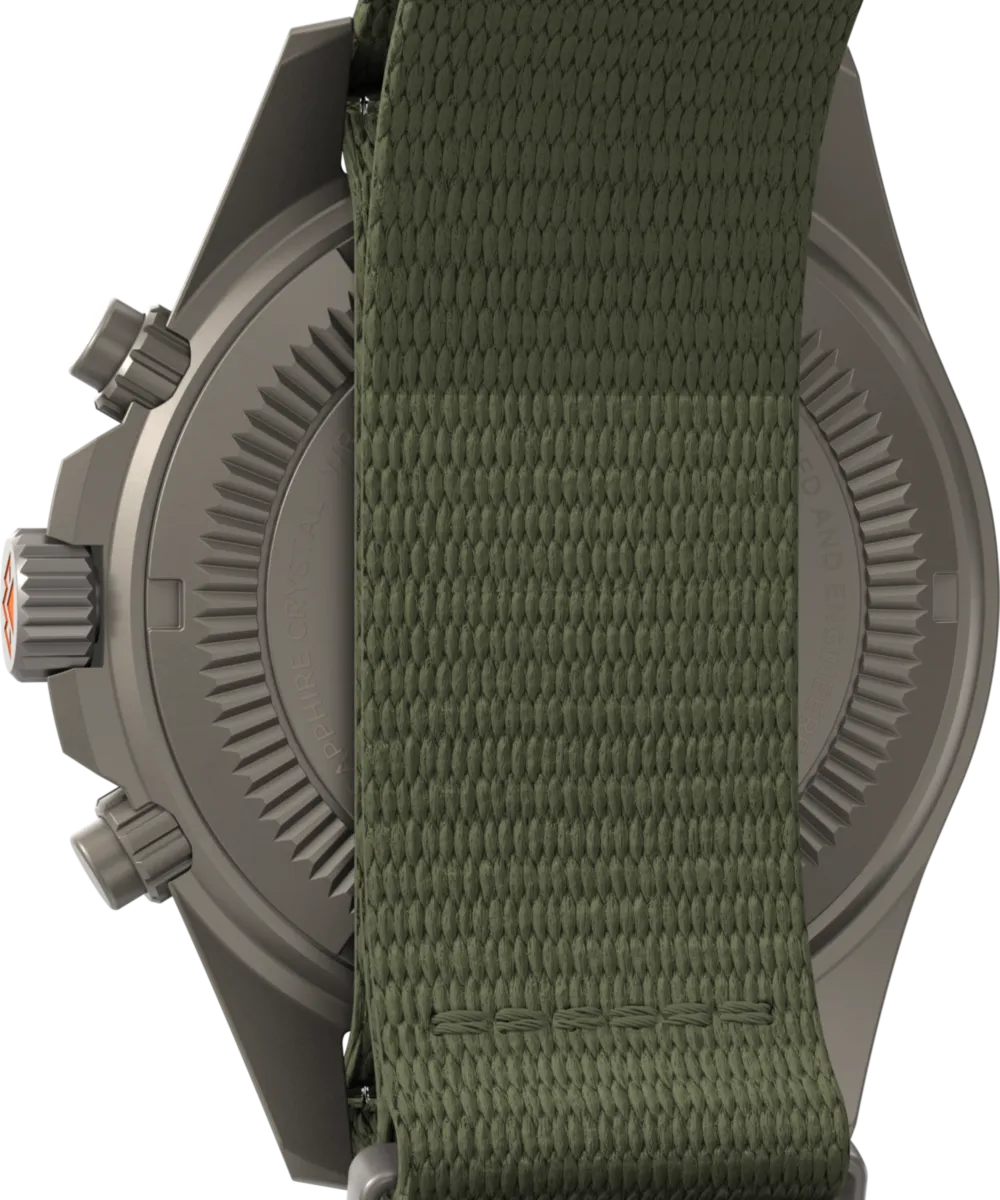Expedition® Field Chronograph 43mm Eco-Friendly Fabric Strap Watch