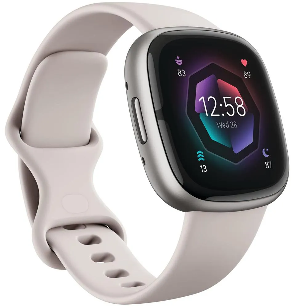 Fitbit Sense 2 Advanced Health & Fitness Smartwatch, Sleep Tools   Fitness Bundle