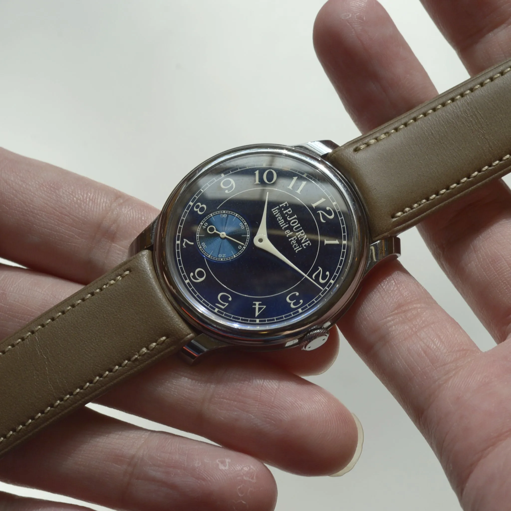 For F.P.JOURNE TAUPE BUTTERO ITALIAN CALF STRAP