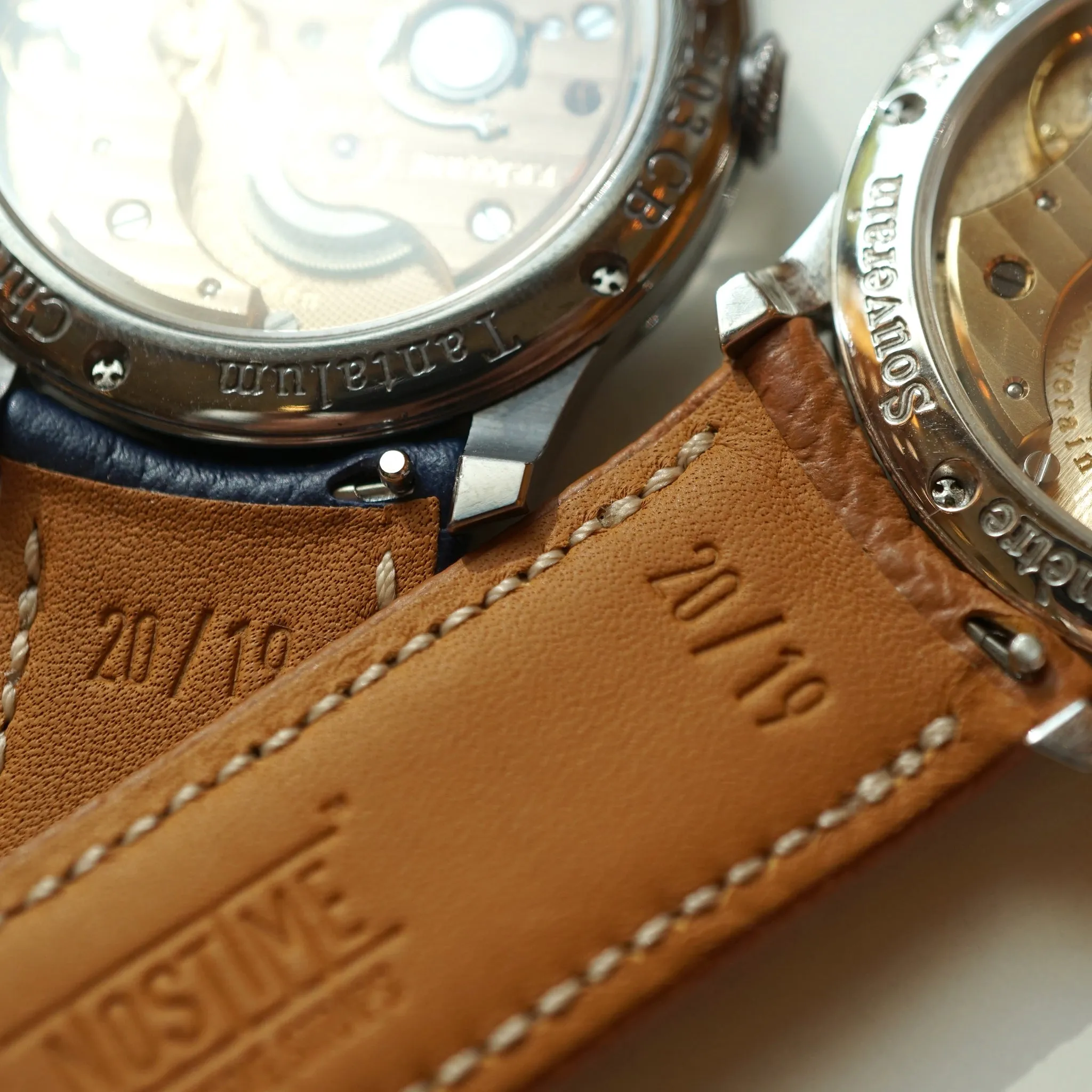 For F.P.JOURNE TAUPE BUTTERO ITALIAN CALF STRAP