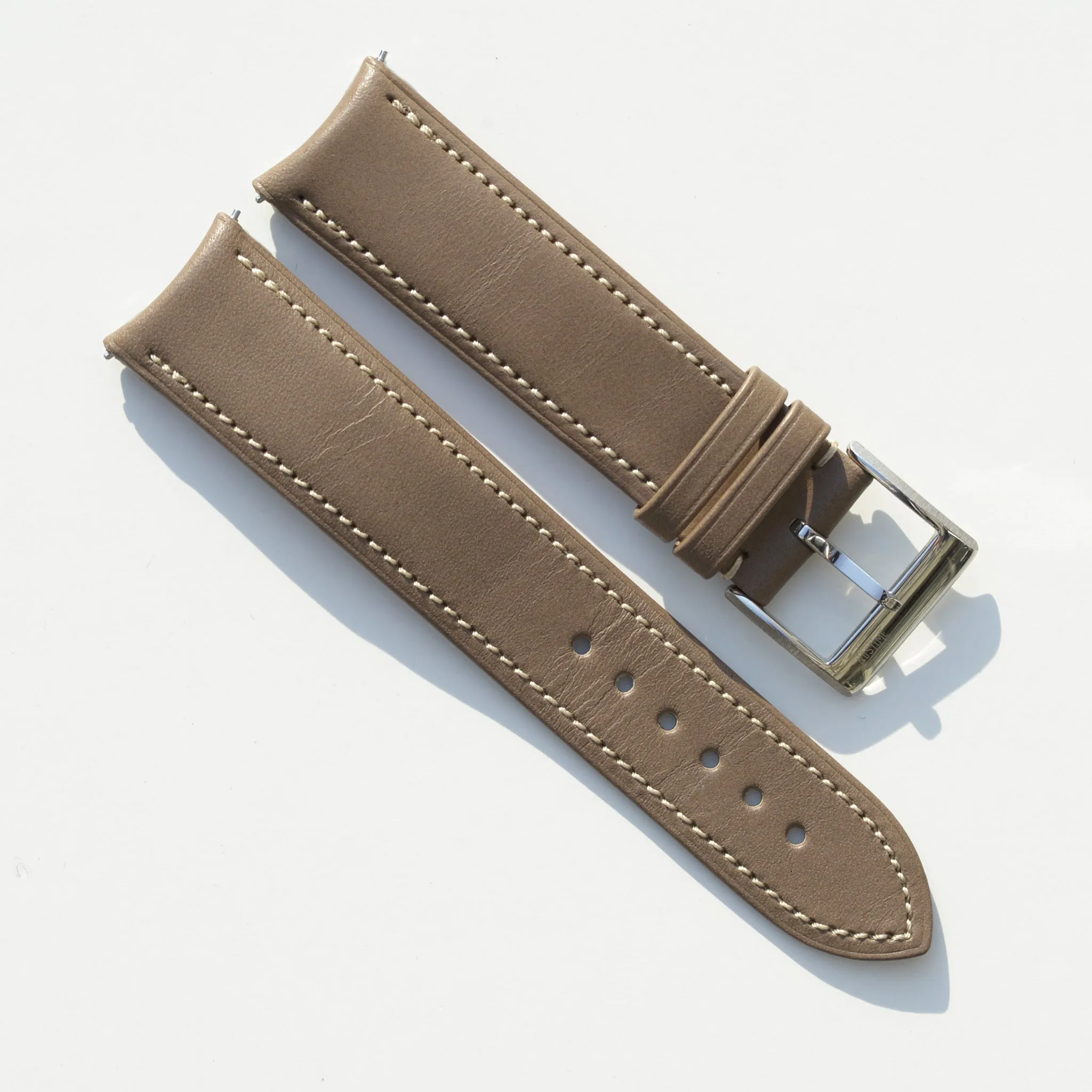 For F.P.JOURNE TAUPE BUTTERO ITALIAN CALF STRAP