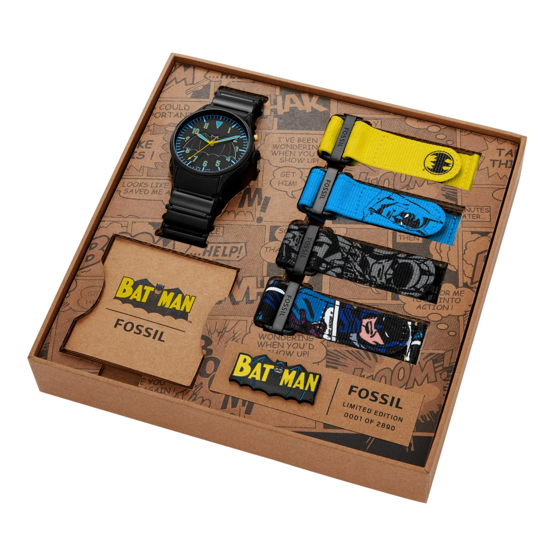 Fossil Batman Heritage Collection Limited Edition Watch LE1129SET