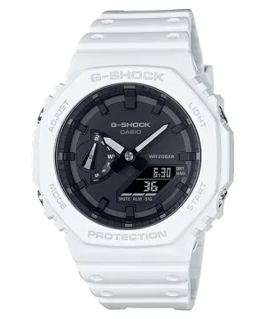 G-Shock Analog Digital White Resin Strap Men's Watch GA2100-7A