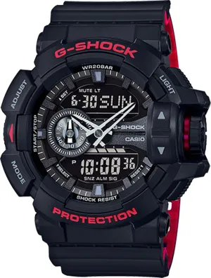 G-Shock Black/Red Layer Series Men's Watch GA400HR-1A