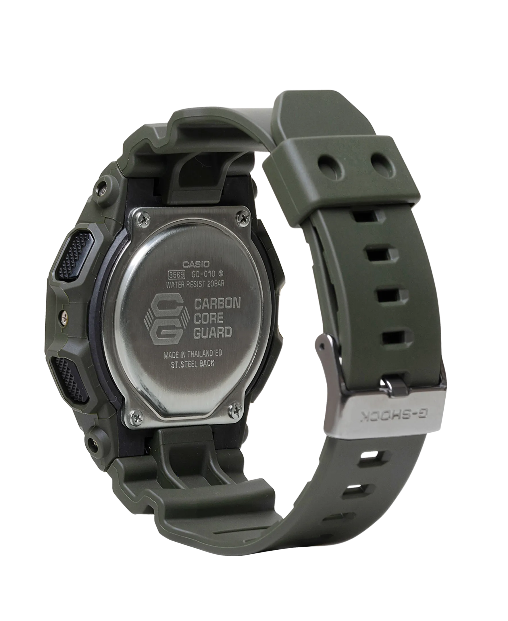 G-Shock Digital 10-Year Battery Green Men's Watch GD010-3