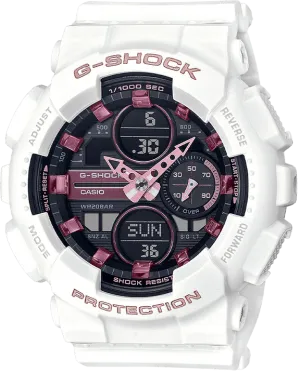 G-Shock White Resin Band Women's Watch GMAS140M-7A
