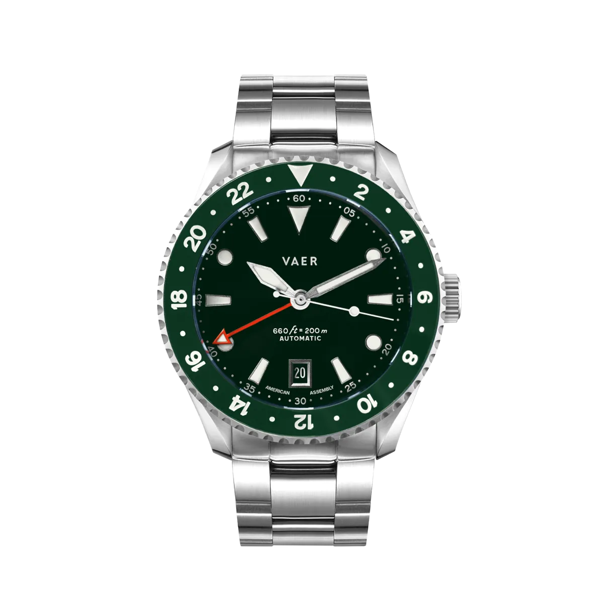 G5 Meridian Green - 39mm USA GMT
