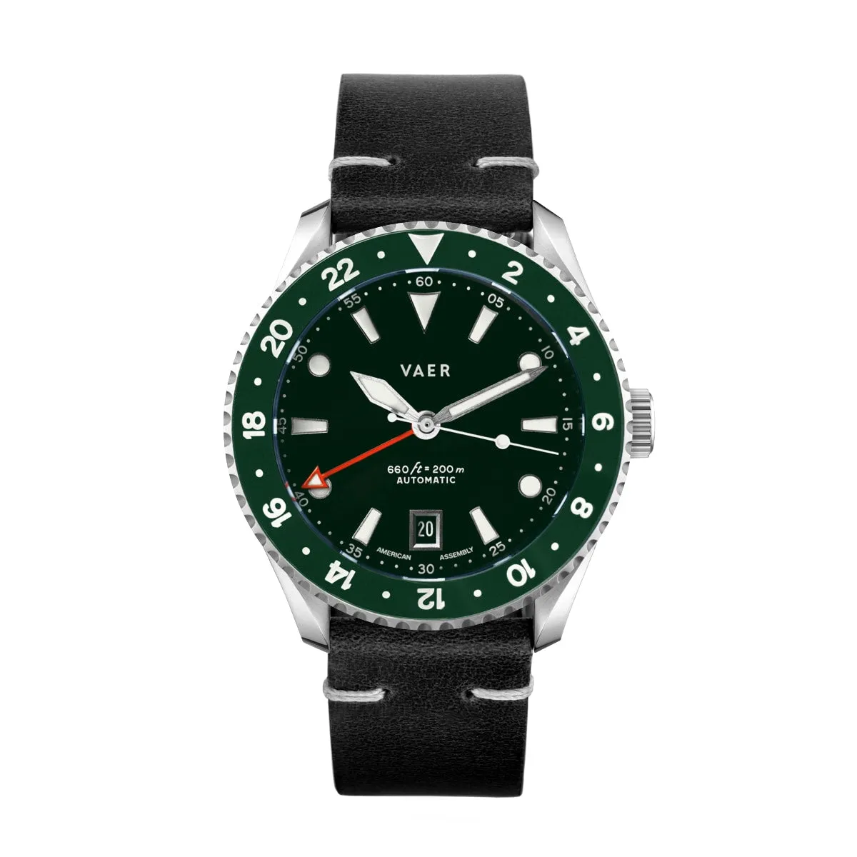 G5 Meridian Green - 39mm USA GMT