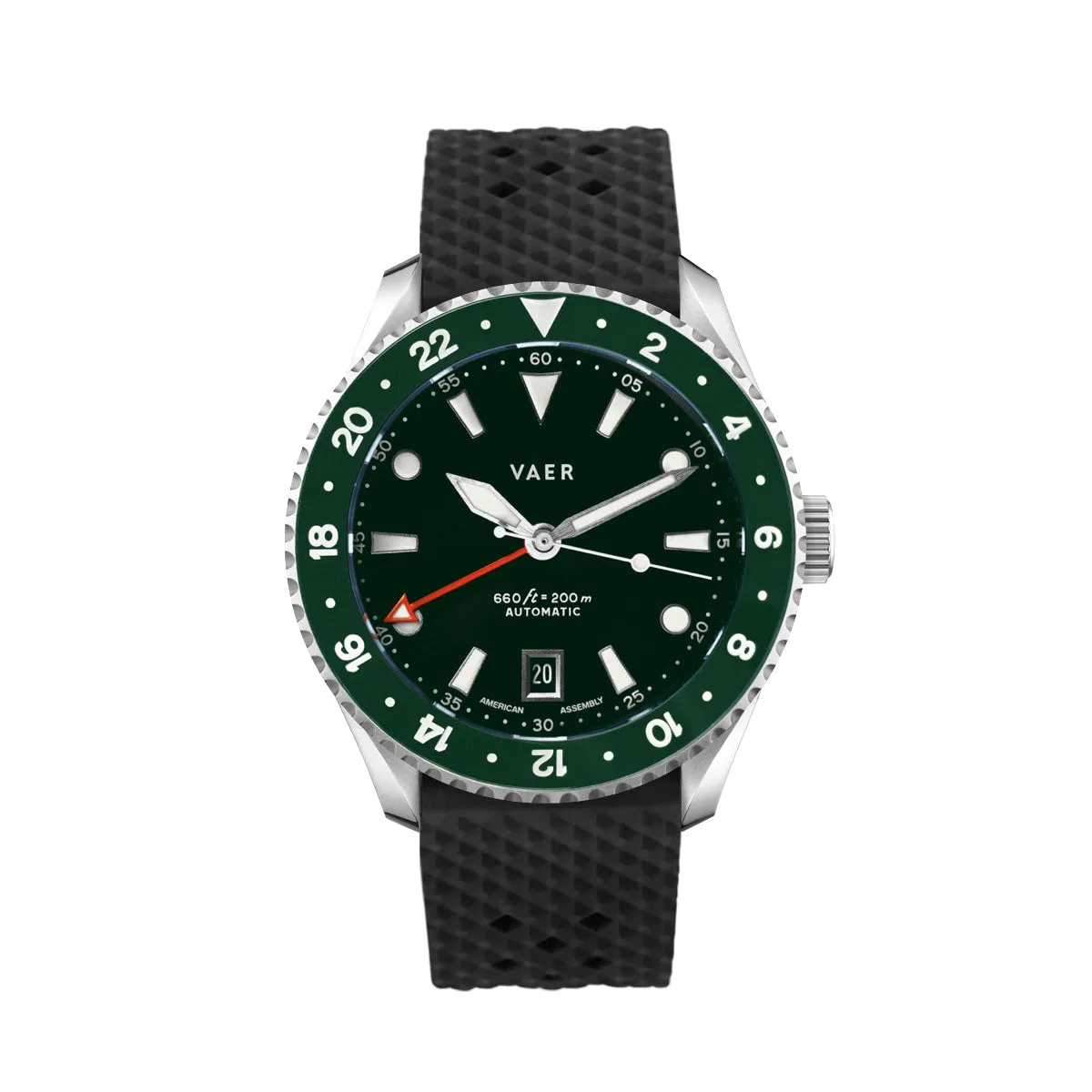 G5 Meridian Green - 39mm USA GMT