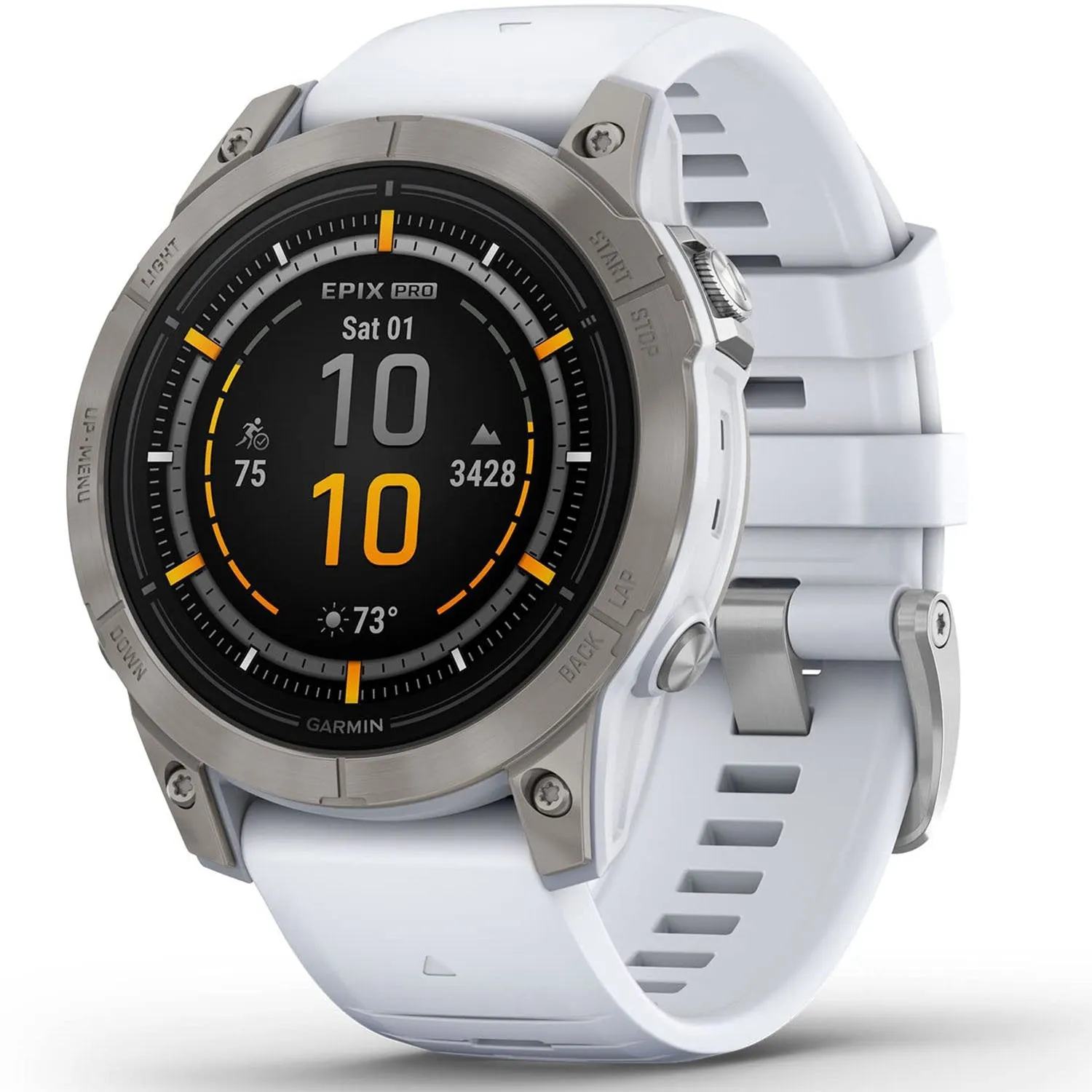 Garmin Epix Pro (Gen 2), 47mm, Sapphire, Titanium, Whitestone