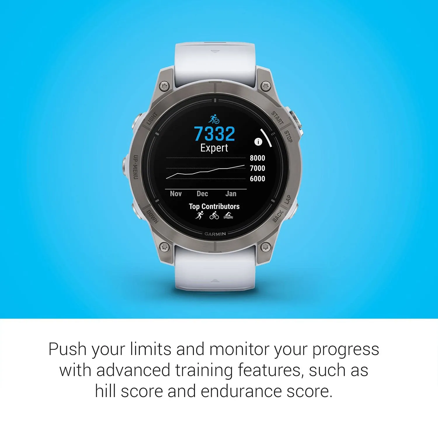 Garmin Epix Pro (Gen 2), 47mm, Sapphire, Titanium, Whitestone