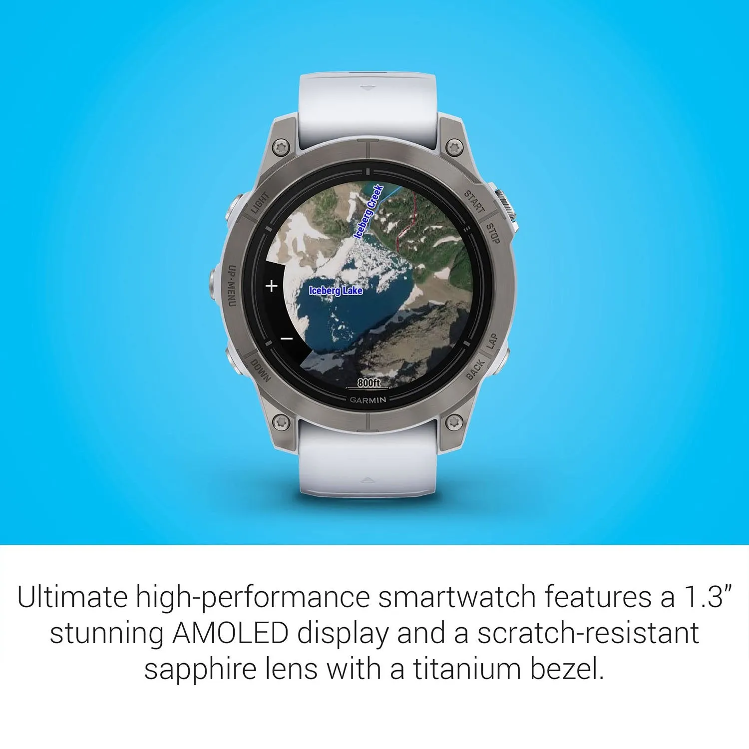 Garmin Epix Pro (Gen 2), 47mm, Sapphire, Titanium, Whitestone