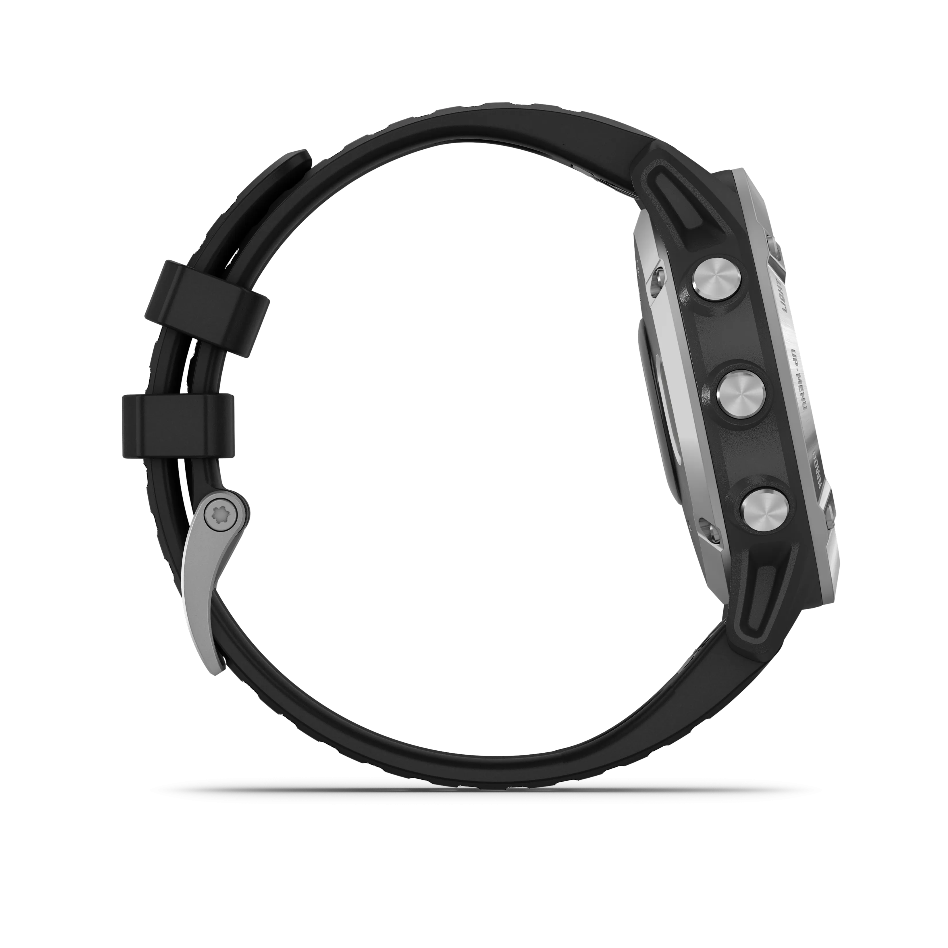 Garmin Fenix 6 Silver with Black Band Included Wearable4U Power Pack Bundle