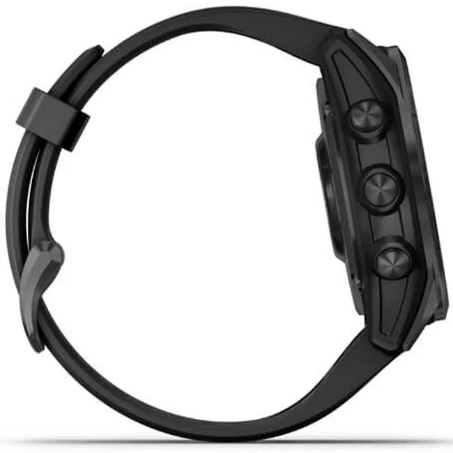 Garmin Fenix 7S Solar Smartwatch - Slate Gray with Black Band