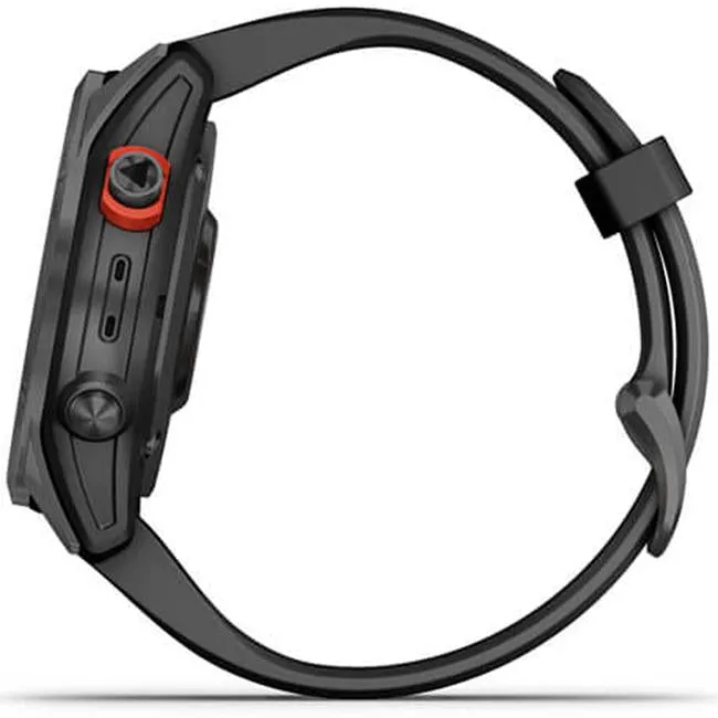 Garmin Fenix 7S Solar Smartwatch - Slate Gray with Black Band