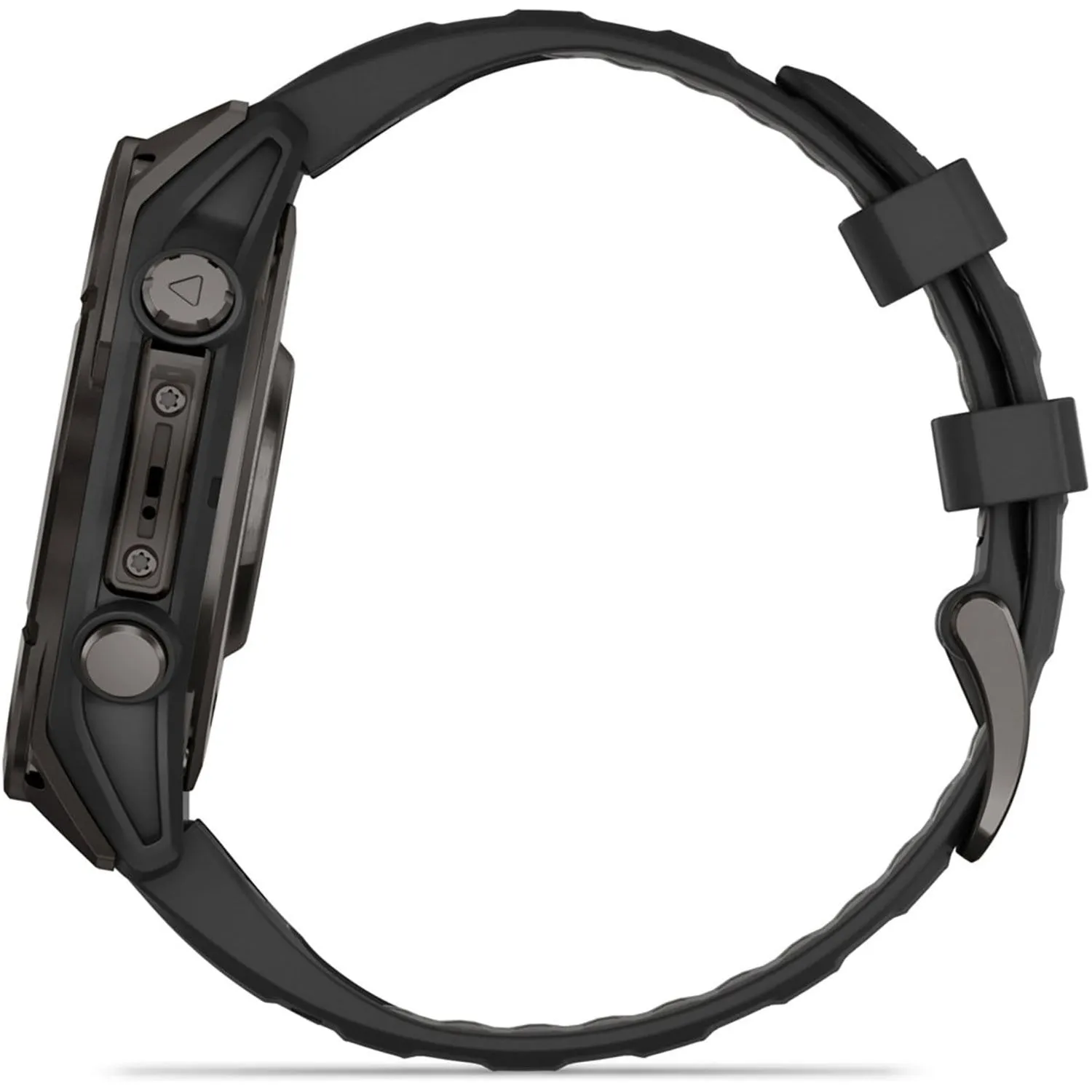 Garmin Fenix 8 47 mm, AMOLED, Sapphire, Carbon Gray Titanium with Black Silicone Band