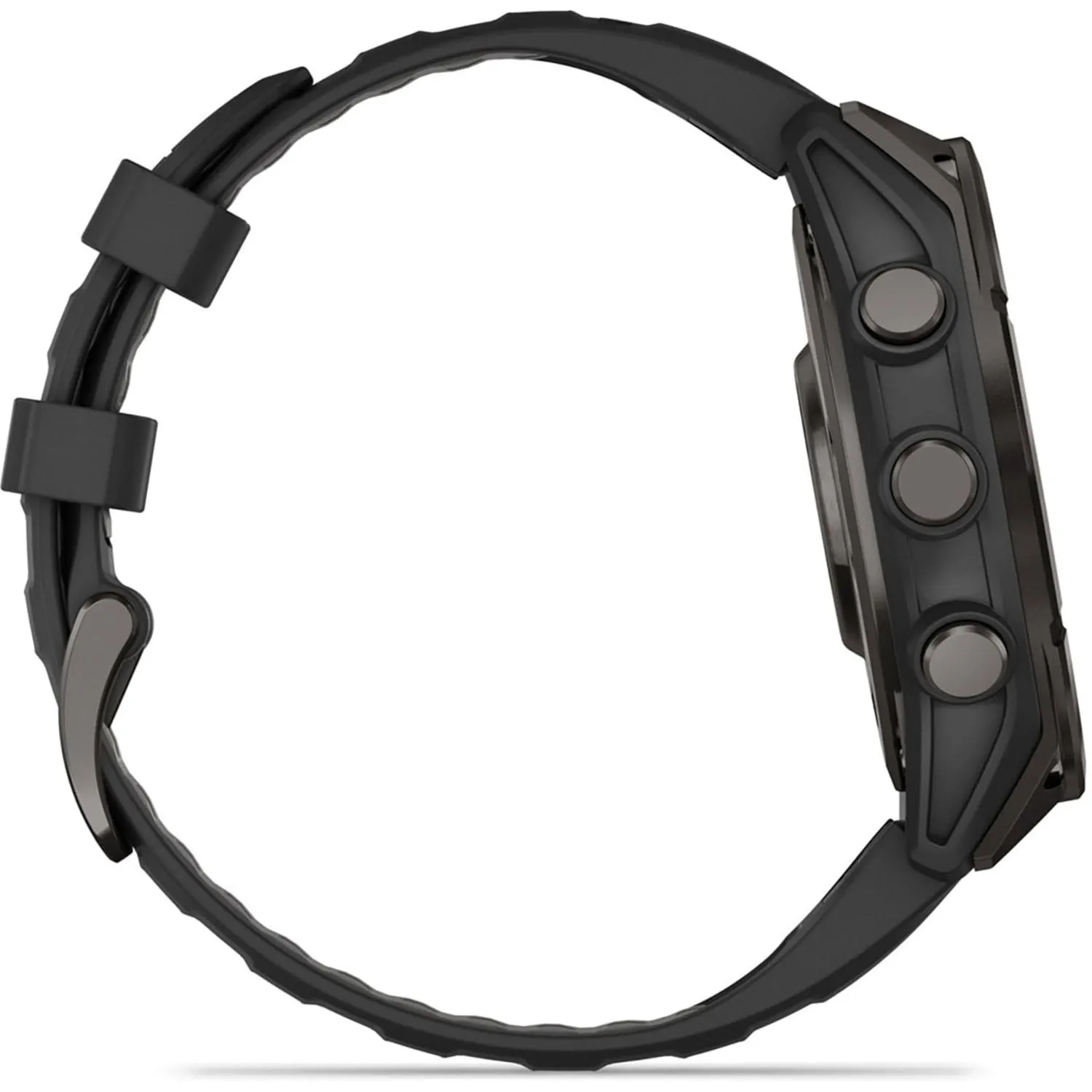 Garmin Fenix 8 47 mm, AMOLED, Sapphire, Carbon Gray Titanium with Black Silicone Band