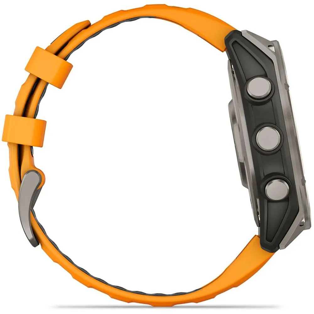 Garmin Fenix 8 47 mm AMOLED Sapphire Titanium   Fitness Suite & Screen Protector