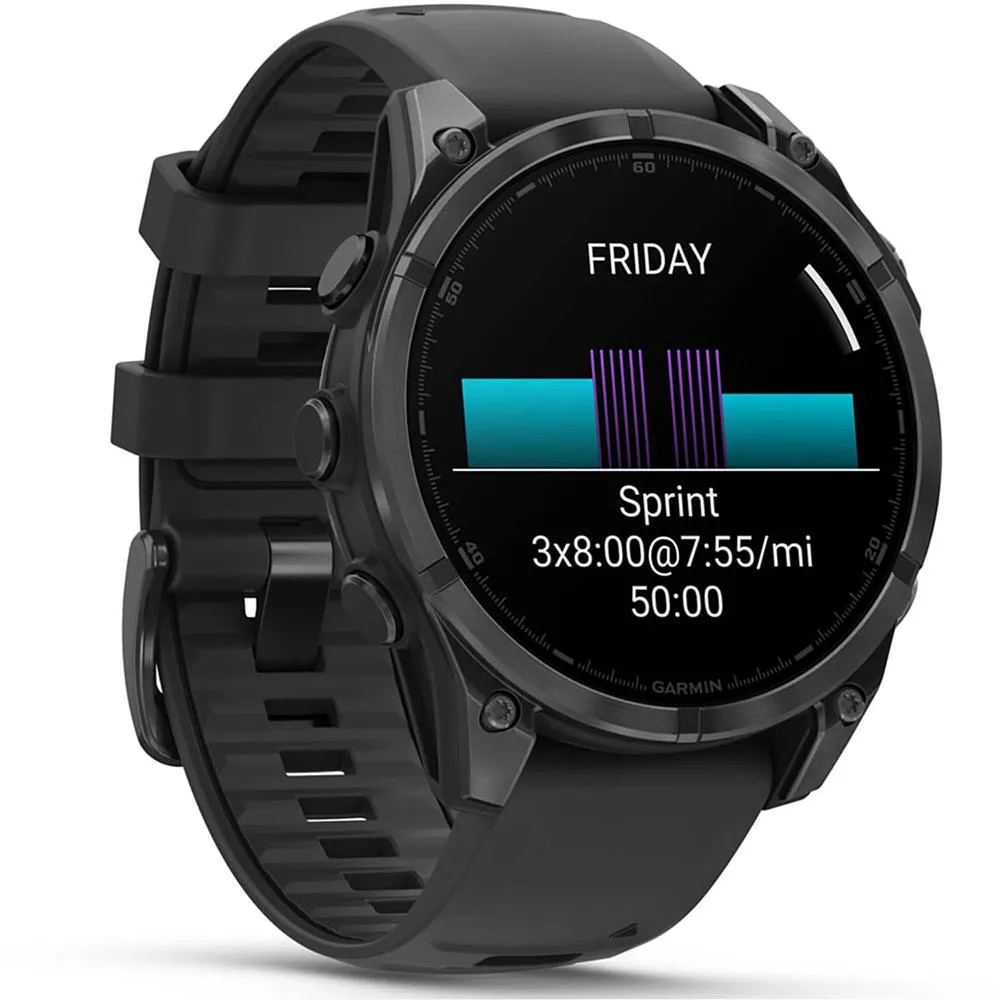 Garmin Fenix 8 47 mm AMOLED Slate Gray with Screen Protector & 2 Year Warranty