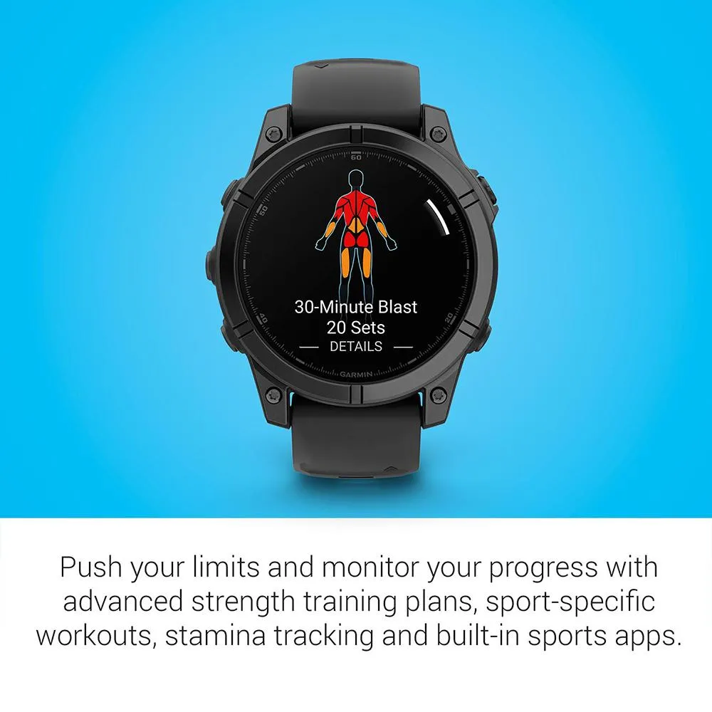 Garmin Fenix E 47 mm AMOLED Steel with Screen Protector and 2 Year Warranty