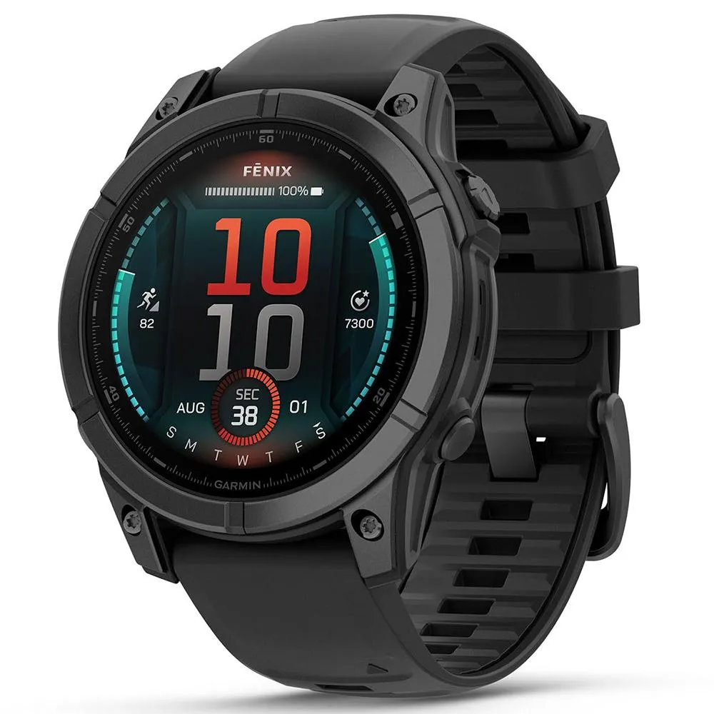 Garmin Fenix E 47 mm AMOLED Steel with Screen Protector and 2 Year Warranty