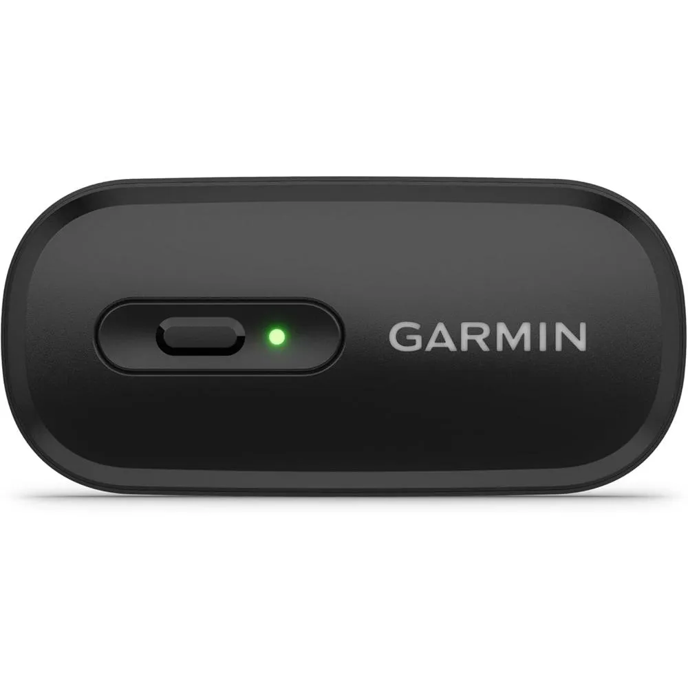 Garmin Forerunner 165 Music Smart Sport Watch, Black  Slate Gray  HRM 200 (XS-S) Bundle