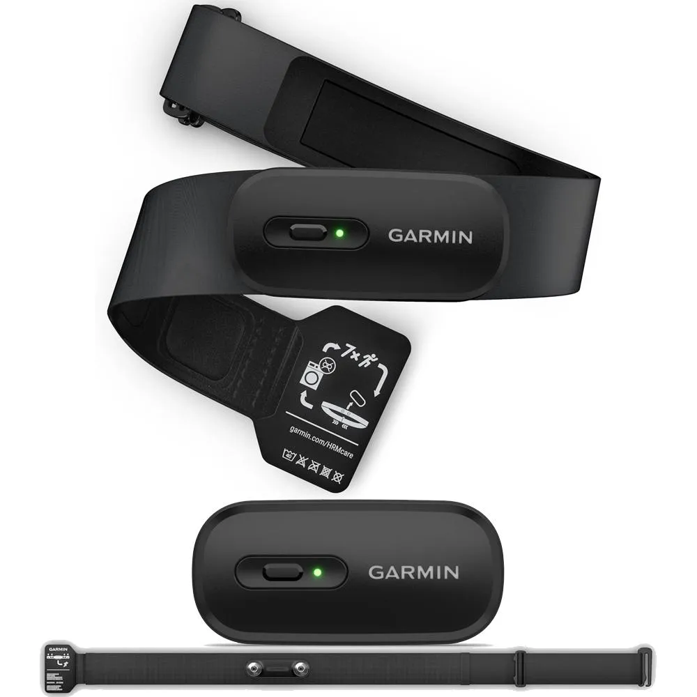 Garmin Forerunner 165 Smart Sport Watch in Black   Slate Gray   HRM 200 (XS-S) Bundle
