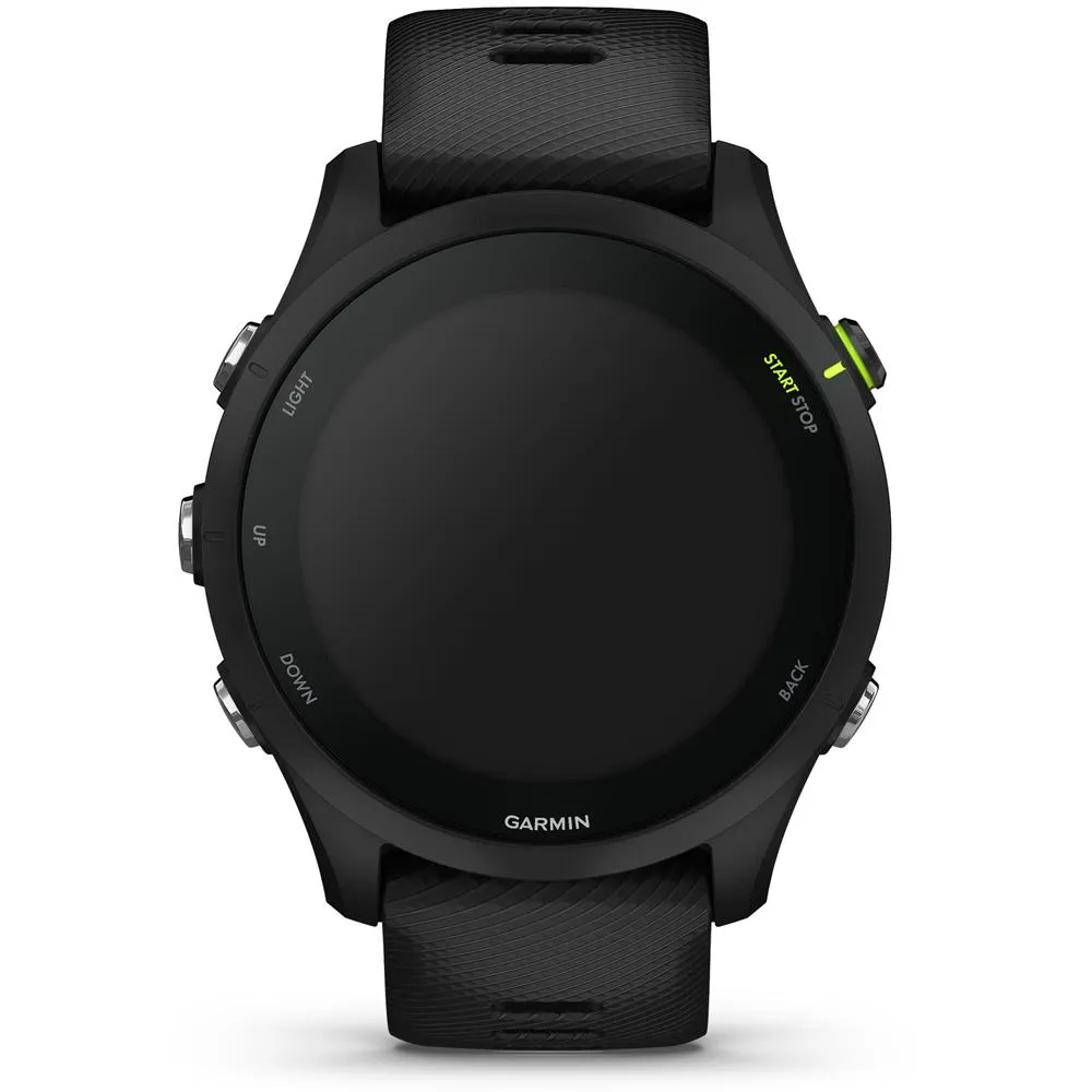Garmin Forerunner 255 GPS Smartwatch Black with Backpack & Heart Rate Strap M-XL